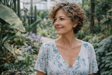 Frisuren ab 50 bei rundem Gesicht harmonisch tragen