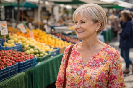 Frisuren ab 70 mit kurzem Nacken im Alltag