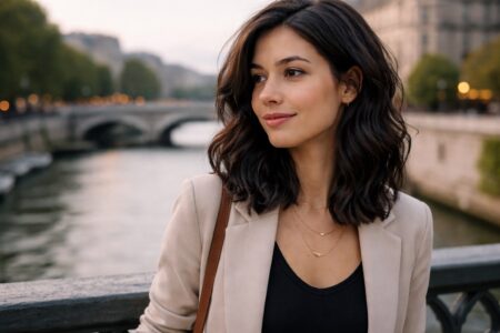 Frisuren für feines Haar mit sanften Wellen tragen