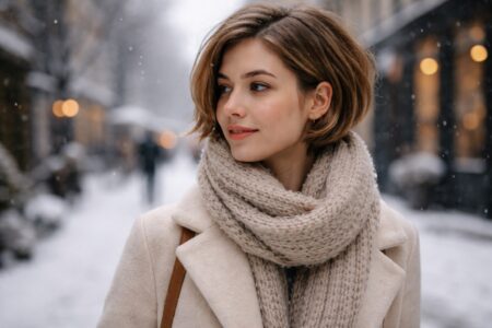 Kurzhaar bei dickem Haar mit natürlichem Volumen