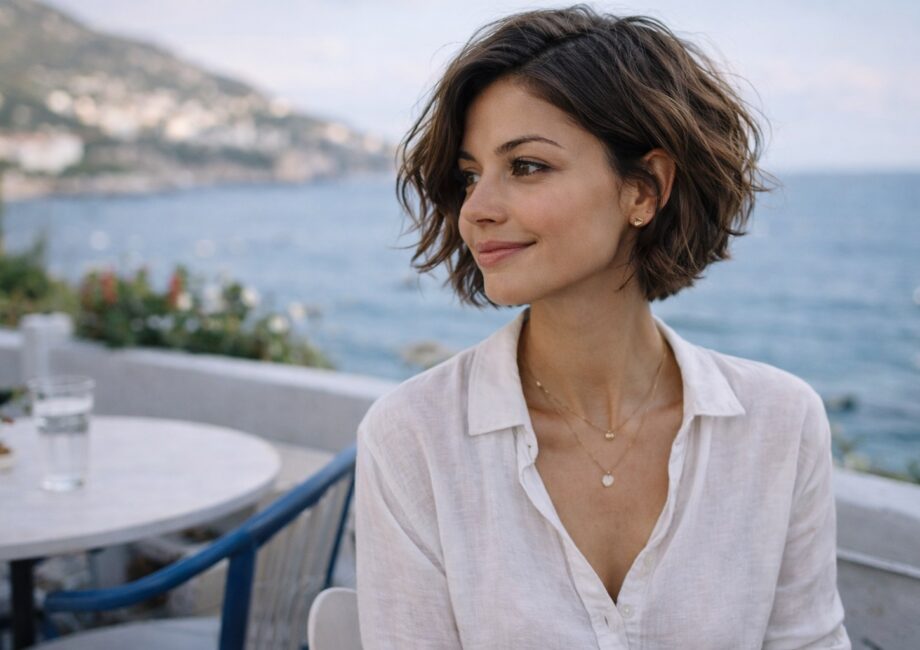 Stilvolle Kurzhaarideen für Frauen entspannt tragen